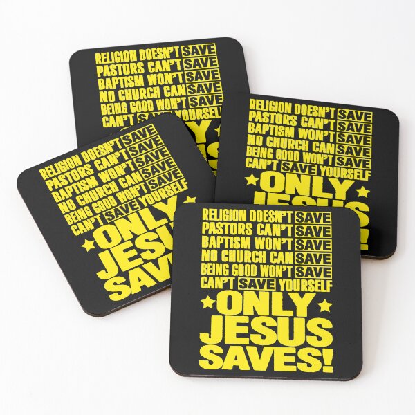 Item preview, Only Jesus Saves designed and sold by plushism.