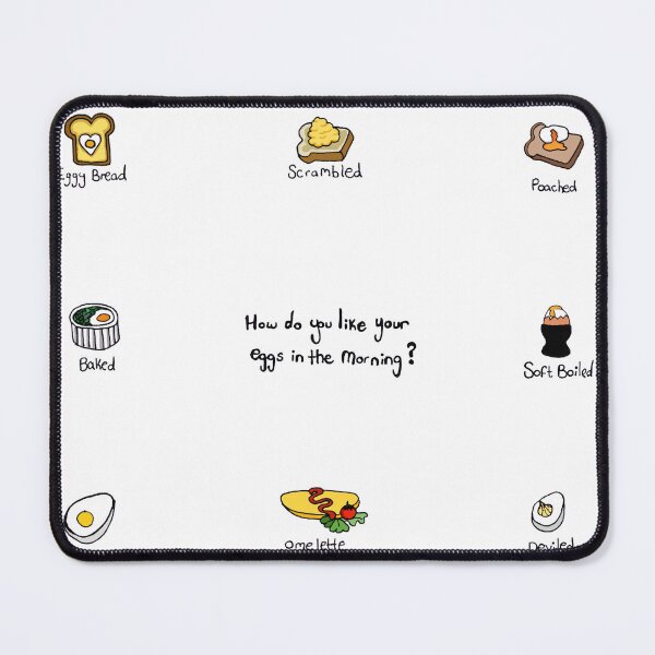Item preview, How do you like your eggs in the morning? designed and sold by katherineblower.