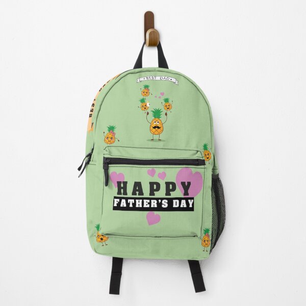 Item preview, Happy Father's Day on March 19th with a father playing with his children in a tropical pineapple designed and sold by Martapp.