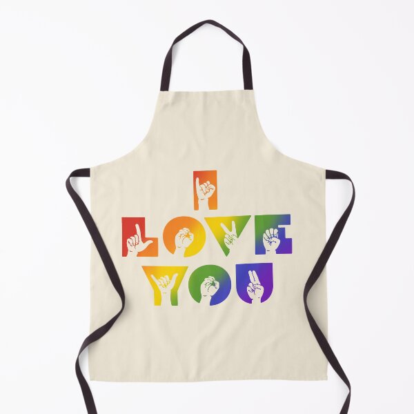 Item preview, ASL I Love You Rainbow designed and sold by nukartDesigns.