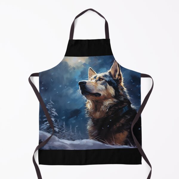 Item preview, Siberian husky in Snowy Forest designed and sold by PetsArt.