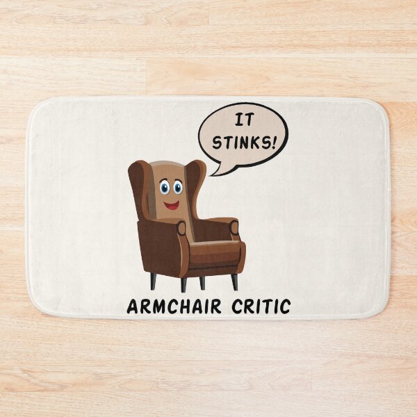 Item preview, Armchair Critic with speech bubble designed and sold by eldram.