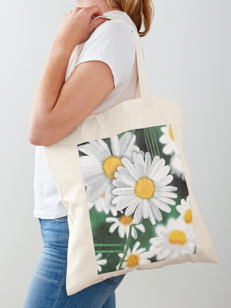 Bolsa de tela for Sale con la obra «Margaritas» de katherineblower