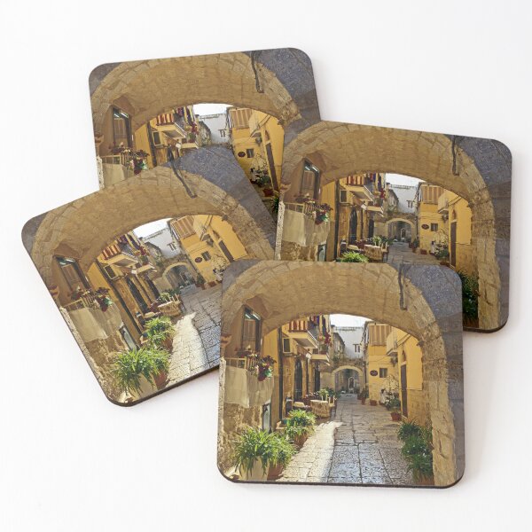 Item preview, Bari Italy Stone Alley - Sunlit Passageway Photography in Historic Citta Vecchia designed and sold by caracatita75.