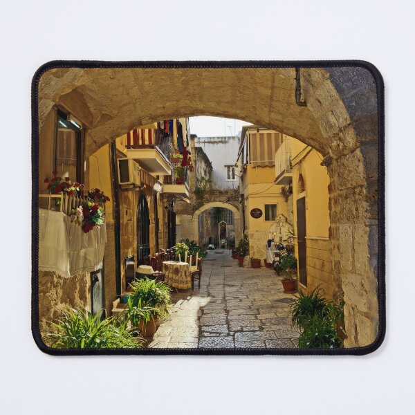 Item preview, Bari Italy Stone Alley - Sunlit Passageway Photography in Historic Citta Vecchia designed and sold by caracatita75.