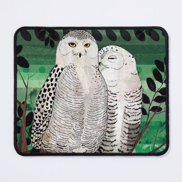 Item preview, Snowy owl couple designed and sold by katherineblower.