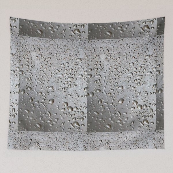 Item preview, Drops on steel surface designed and sold by manoloshoping.