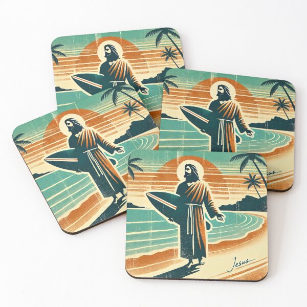 Item preview, Surfing with Jesus designed and sold by MESSAYA.