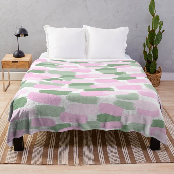 Item preview, Abstract, Pink and Green , Paint Brush Strokes Effect designed and sold by OneThreeSix.