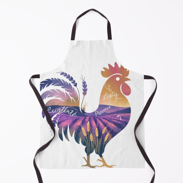 Item preview, Exploring France - gallic rooster and lavender fields designed and sold by wanderenergi.