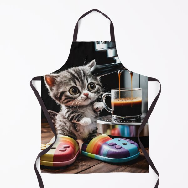 Item preview, Cat with coffee designed and sold by QuanntixArt.
