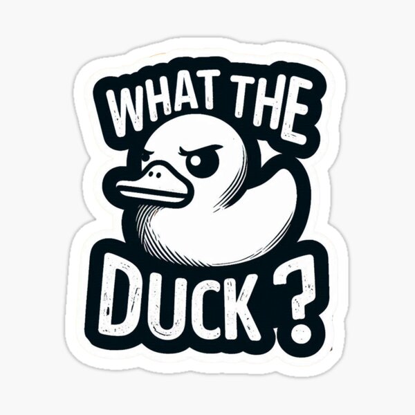 Item preview, Sarcastic Rubber Ducky What the Duck?!  designed and sold by StylishDesigns_ByJohn.