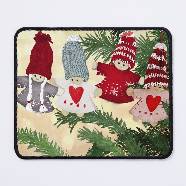 Item preview, Christmas doll decorations designed and sold by katherineblower.