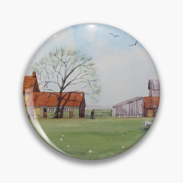 Item preview, “Grazing” - Farm on the Somerset Levels designed and sold by timsmith.