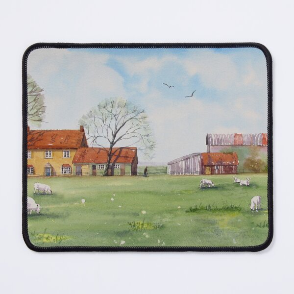 Item preview, “Grazing” - Farm on the Somerset Levels designed and sold by timsmith.