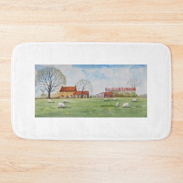 Item preview, “Grazing” - Farm on the Somerset Levels designed and sold by timsmith.