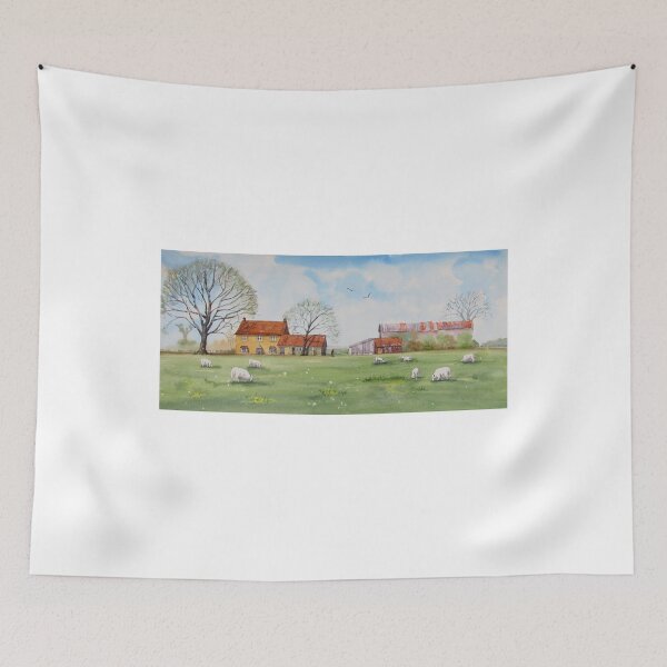 Item preview, “Grazing” - Farm on the Somerset Levels designed and sold by timsmith.