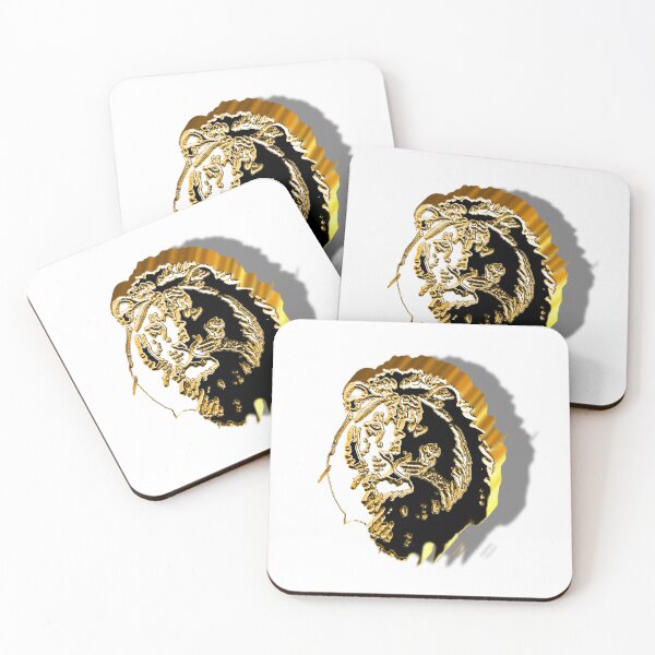 Item preview, A fierce Lion Gleaming In Gold.  designed and sold by Akshakgyp.