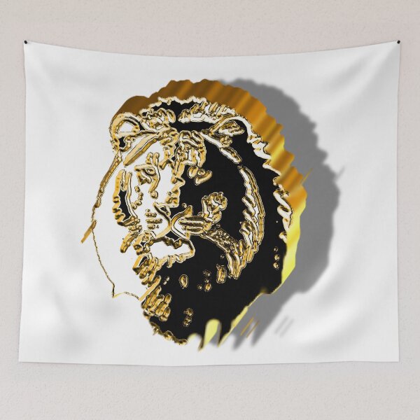 Item preview, A fierce Lion Gleaming In Gold.  designed and sold by Akshakgyp.