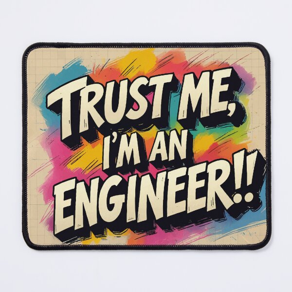 Item preview, Trust Me, I'm an Engineer - Funny Engineering Shirt designed and sold by Moss and Moon Studio.