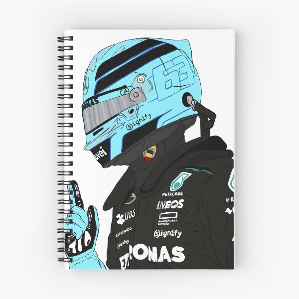 Item preview, George Russell F1 designed and sold by DrawnByDan.