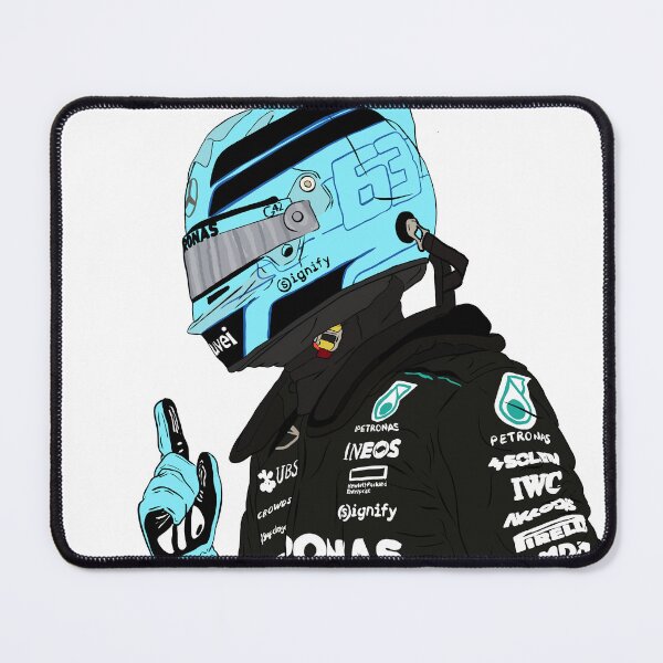 Item preview, George Russell F1 designed and sold by DrawnByDan.