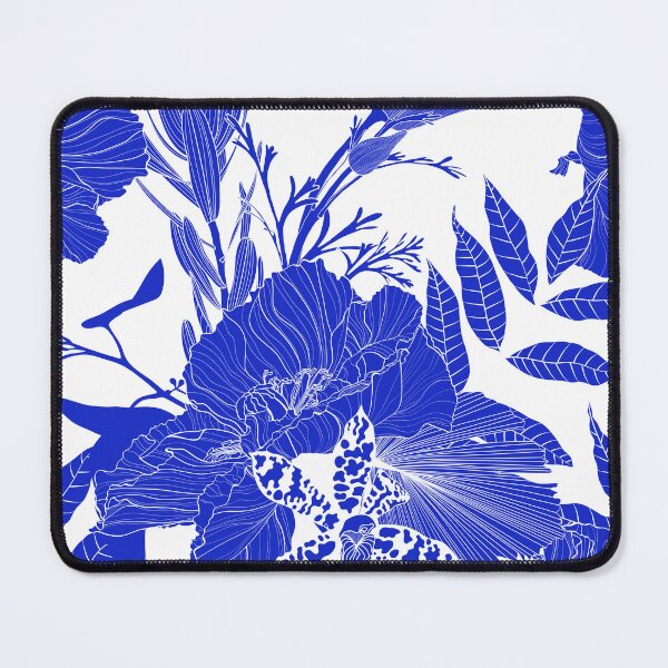Item preview, Tropical flower illustration. Line vintage seamless pattern, clematis, poppy, orchid line illustration. designed and sold by MatyKotiv.