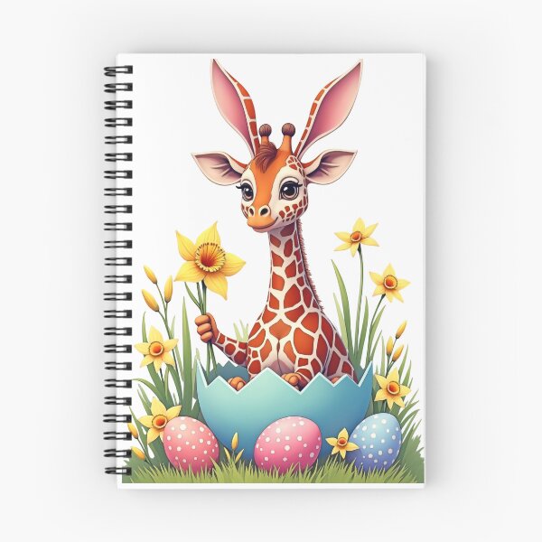 Item preview, Easter giraffe designed and sold by Kamoufleur.