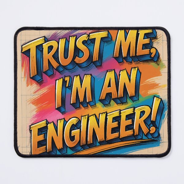 Item preview, Trust Me, I'm an Engineer - Funny Engineering Shirt designed and sold by Moss and Moon Studio.