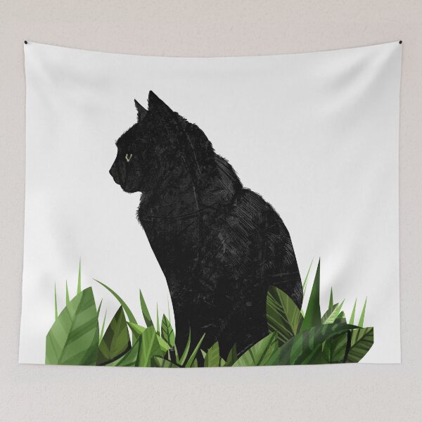 Item preview, black cat simple designed and sold by katherineblower.