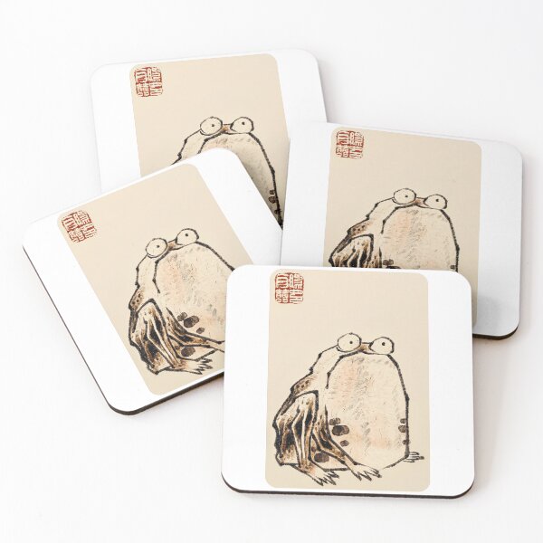 Item preview, Japanese Worried Frog designed and sold by Angry Swan Designs.