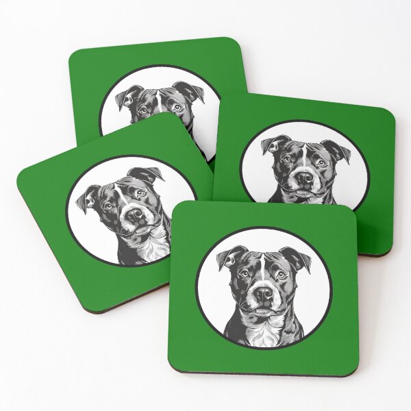Item preview, Staffordshire Bull Terrier Cameo Dog Portrait designed and sold by Adam Regester.