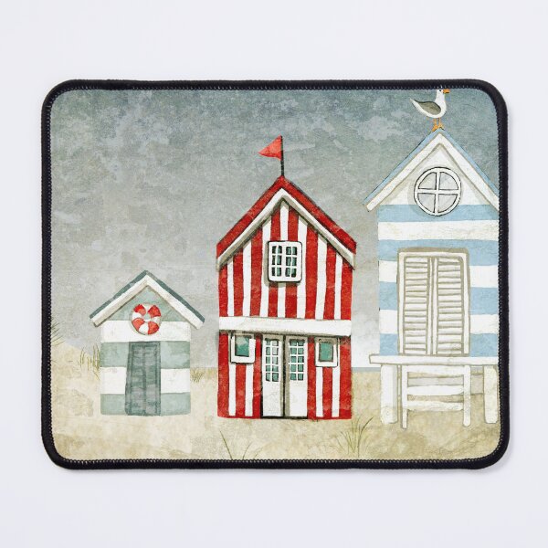 Item preview, beach huts designed and sold by katherineblower.