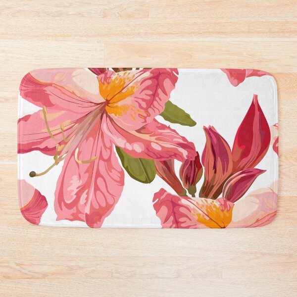 Item preview, Seamless pattern with pink Oleander flower. Rhododendron Cosmopolitan flowers. designed and sold by MatyKotiv.