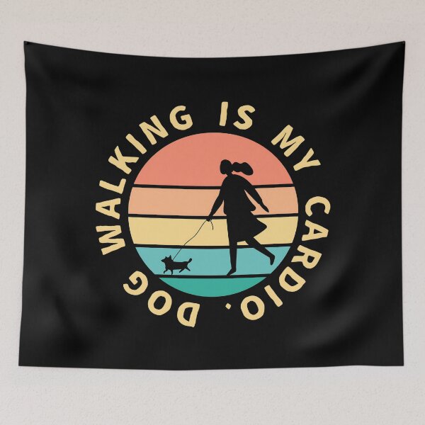 Item preview, Dog Walking is My Cardio designed and sold by DogLoverTeeShop.
