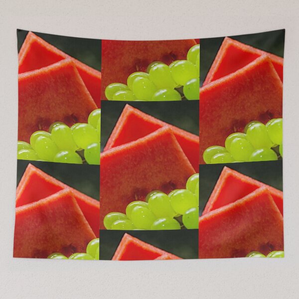 Item preview, watermelon with grapes designed and sold by manoloshoping.