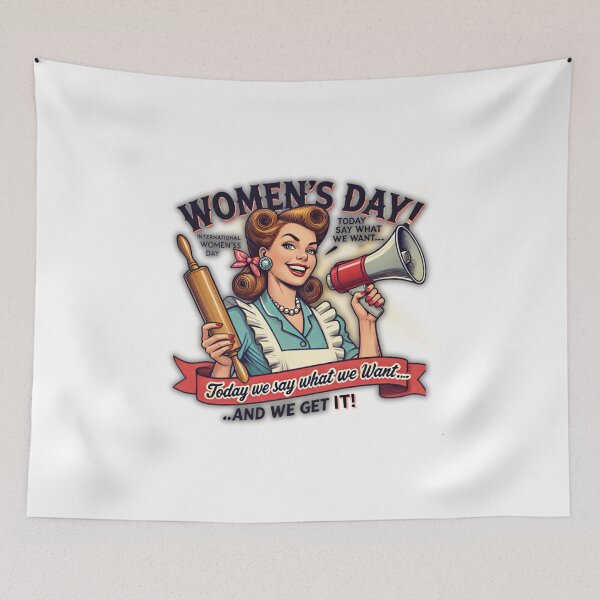 Item preview, Women's Day! - Retro style designed and sold by MomentumbyOla.