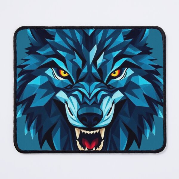 Item preview, Geometric Wolf Head: Fierce Elegance designed and sold by Farsky-Fashion.