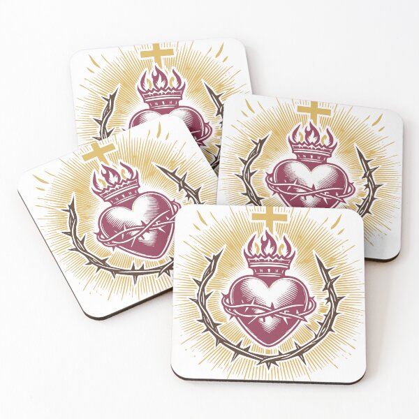 Item preview, Cuore Sacro con fiamme designed and sold by Turco-Design.