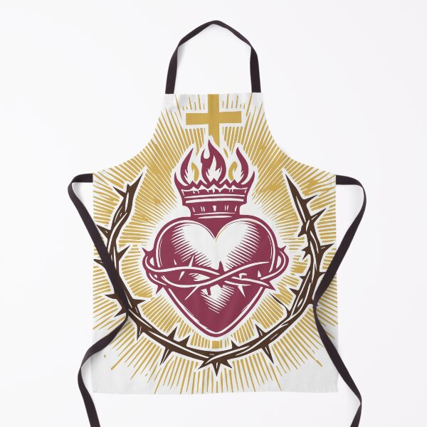 Item preview, Cuore Sacro con fiamme designed and sold by Turco-Design.