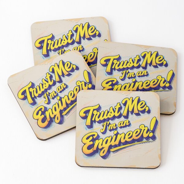 Item preview, Trust Me, I'm an Engineer – Funny Engineering Quote Design designed and sold by Moss and Moon Studio.