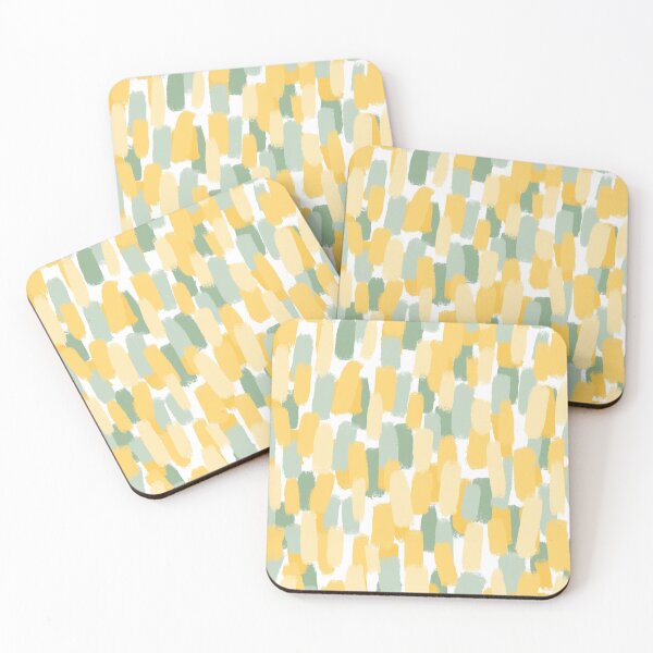 Item preview, Abstract, Yellow and Green , Paint Brush Strokes Effect designed and sold by OneThreeSix.