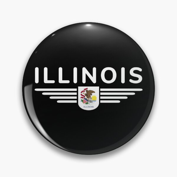 Artikelvorschau, Illinois Fan T-Shirt – Heimatliebe zeigen entworfen und verkauft von ElvisU.