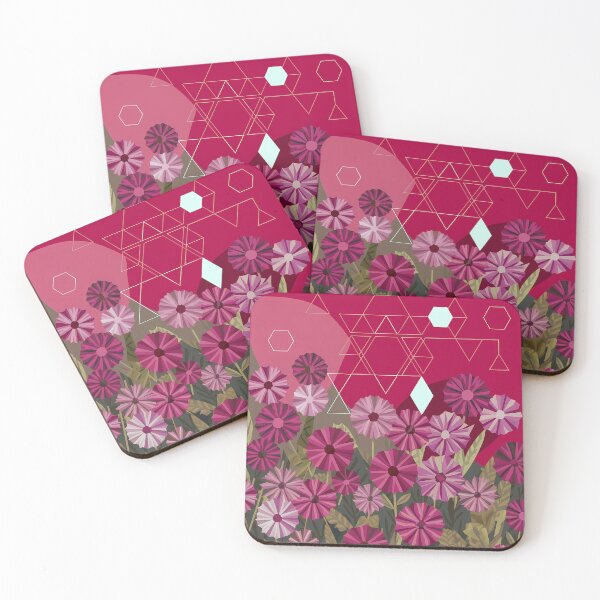 Item preview, Geometric Floral Harmony – Modern Botanical Art designed and sold by ViviNyks.
