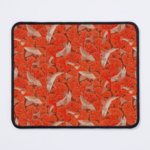 Item preview, FISHES AND RED ALGAES Art Nouveau Animal Pattern designed and sold by BulganLumini.