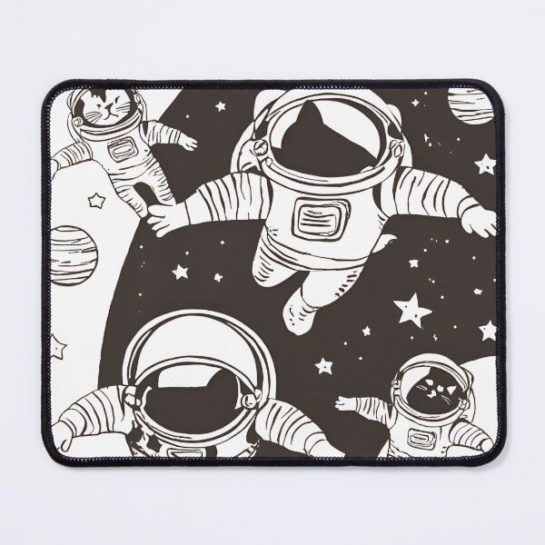 Item preview, "Cosmic Catstronauts - Feline Space Explorers" designed and sold by WeirdSketcher.