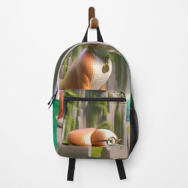 Item preview, Cute Geometric Dog Art Print - Waterfall Landscape designed and sold by choder61.