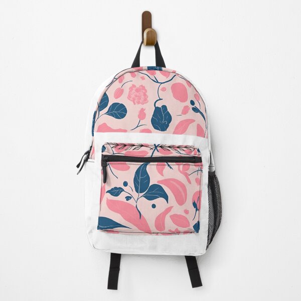 Item preview, Blue and Pink leaf artwork designed and sold by Regal-Elegances.