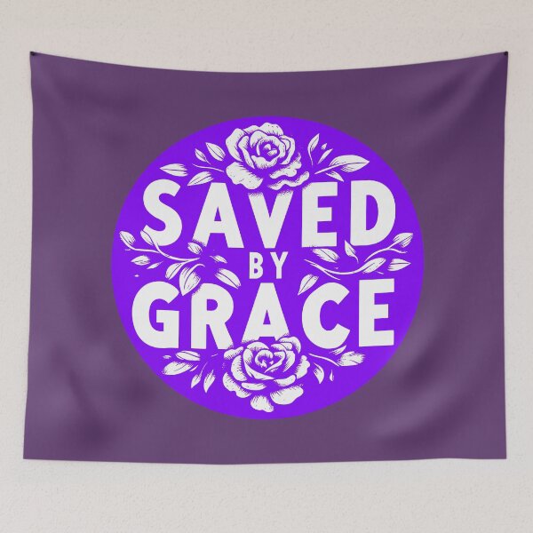 Item preview, Saved By Grace By God With Roses designed and sold by plushism.