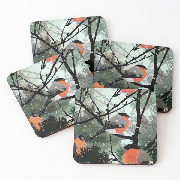 Item preview, Bullfinches designed and sold by katherineblower.